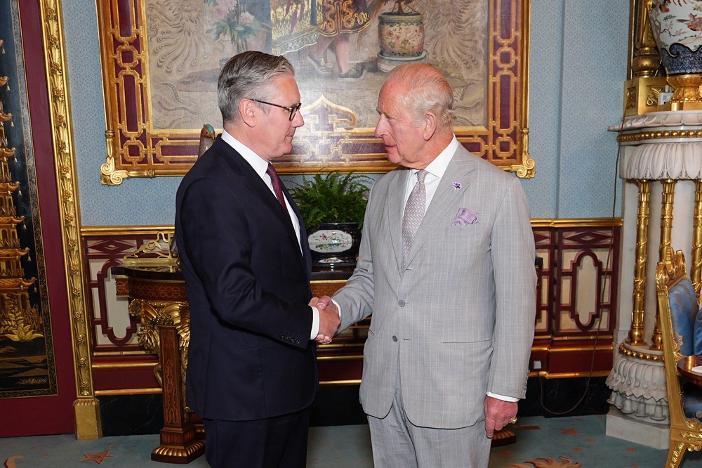 The King welcomed Sir Keir during an audience at Buckingham Palace (Aaron Chown/PA) (PA Wire)