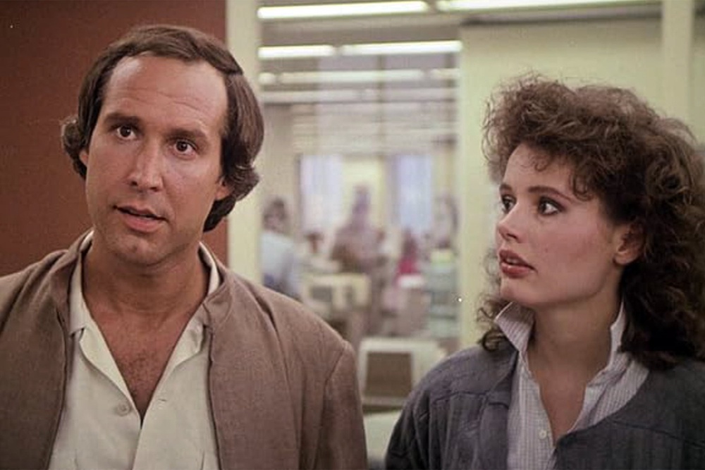 Geena Davis starred opposite Chevy Chase in the cult classic 1985 comedy (Universal Pictures)