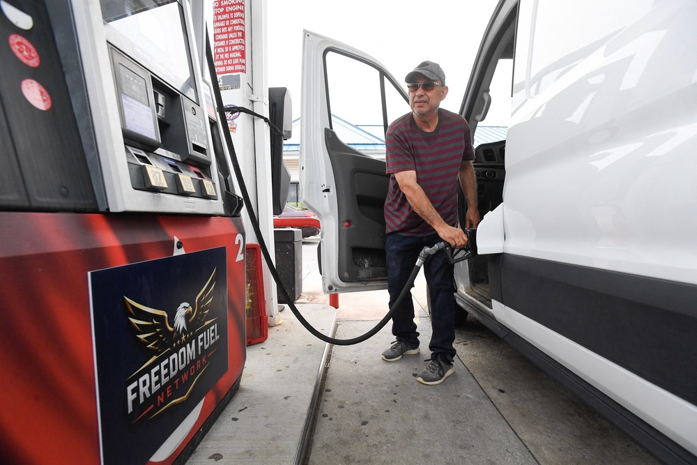 The Iran war's impact on gas prices cost American drivers a collective $59 billion through May (AFP/Getty)