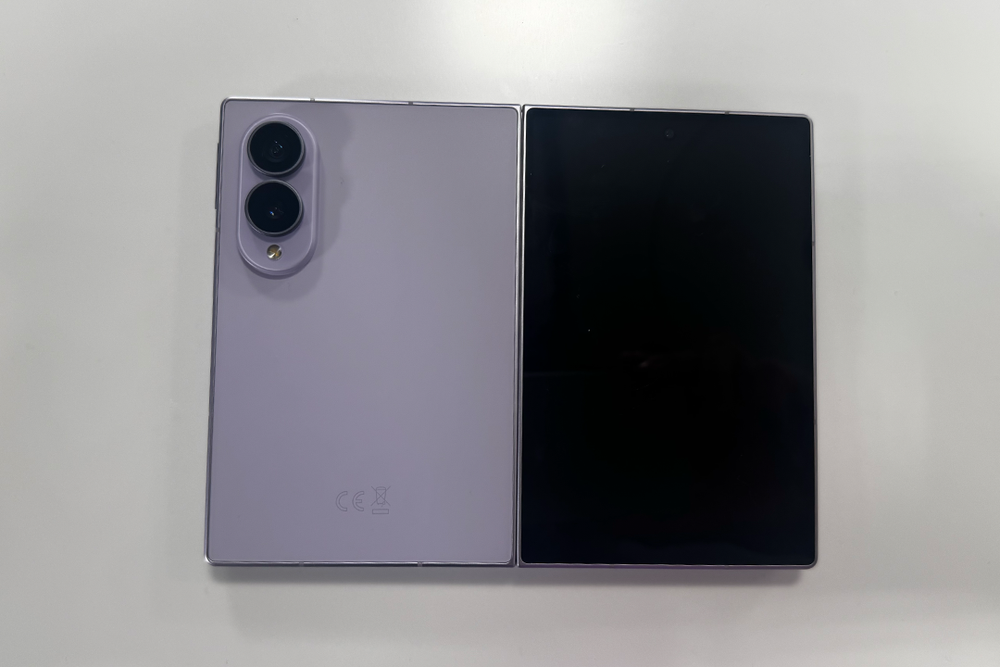 It has a new 5.5in cover display with a 10:16 aspect ratio (Alex Lee/The Independent)