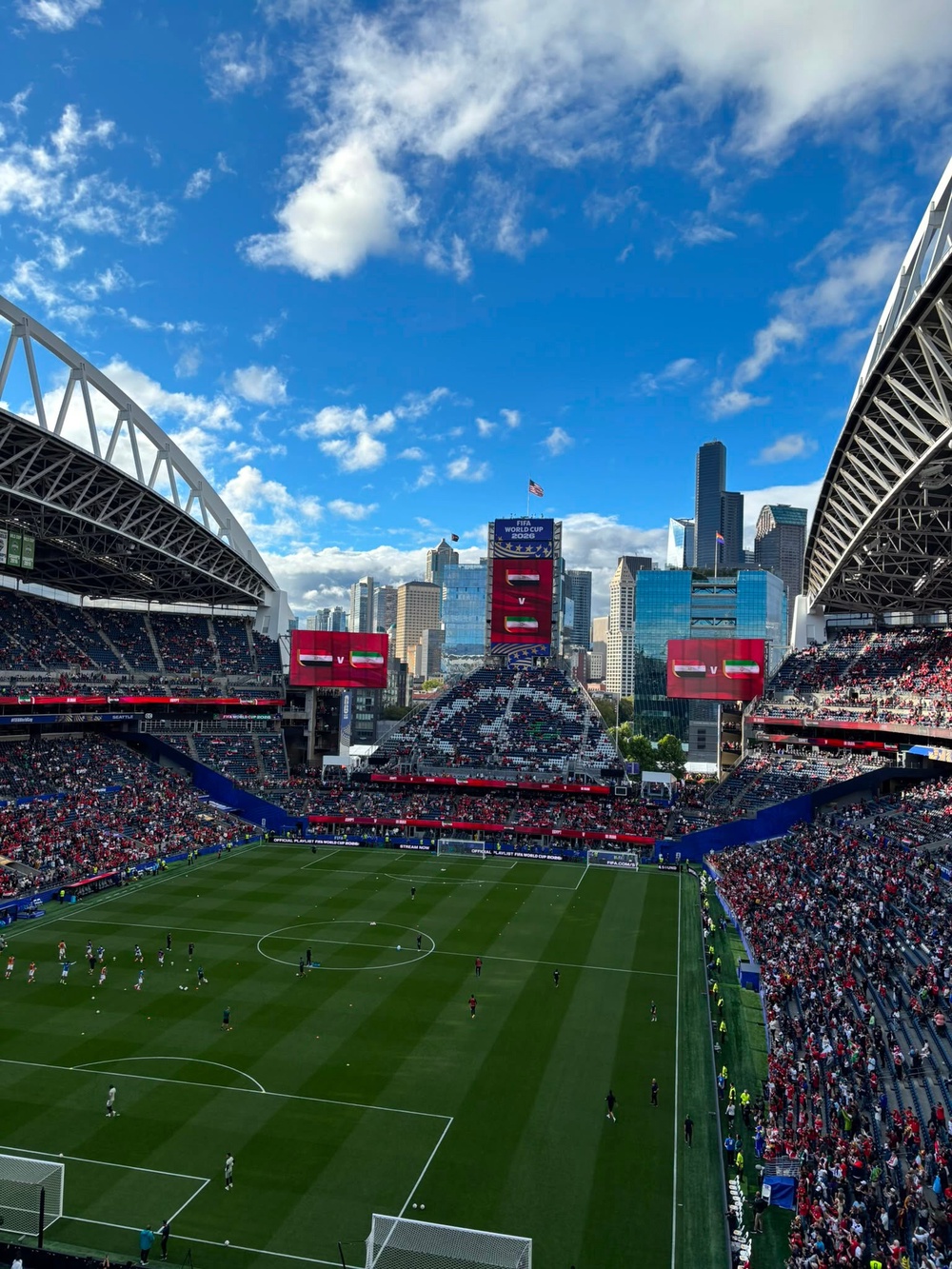 A view of Seattle's Lumen Field ahead of Egypt vs Iran (Kieran Jackson/The Independent)