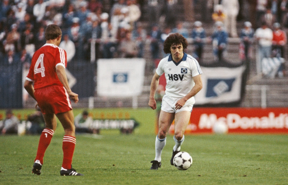 Keegan won the Ballon d’Or twice while playing for German club Hamburg (Getty)