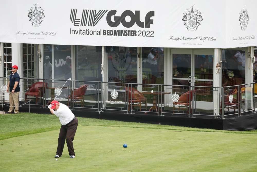 Fighter jets had to be scrambled three times for planes near President Donald Trump’s golf course in Bedminster, New Jersey, over the weekend (Getty Images)
