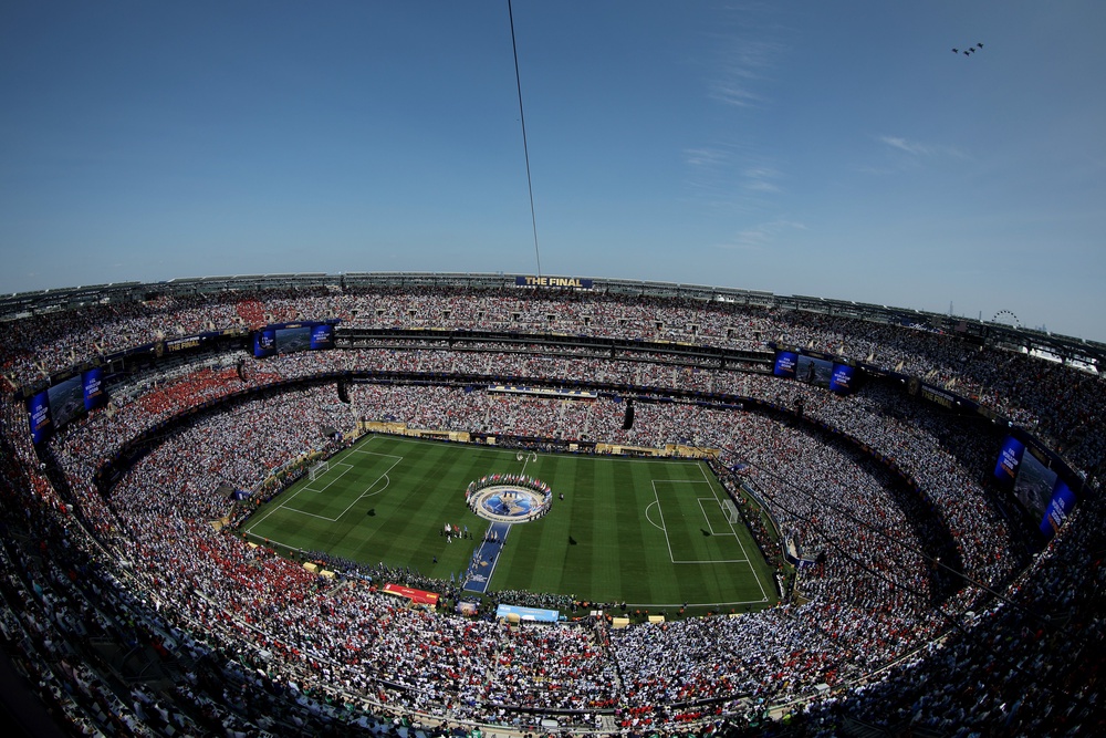 More than 10 planes entered temporarily restricted airspace over Bedminster and East Rutherford, where the World Cup was being held, on Sunday (Getty Images)