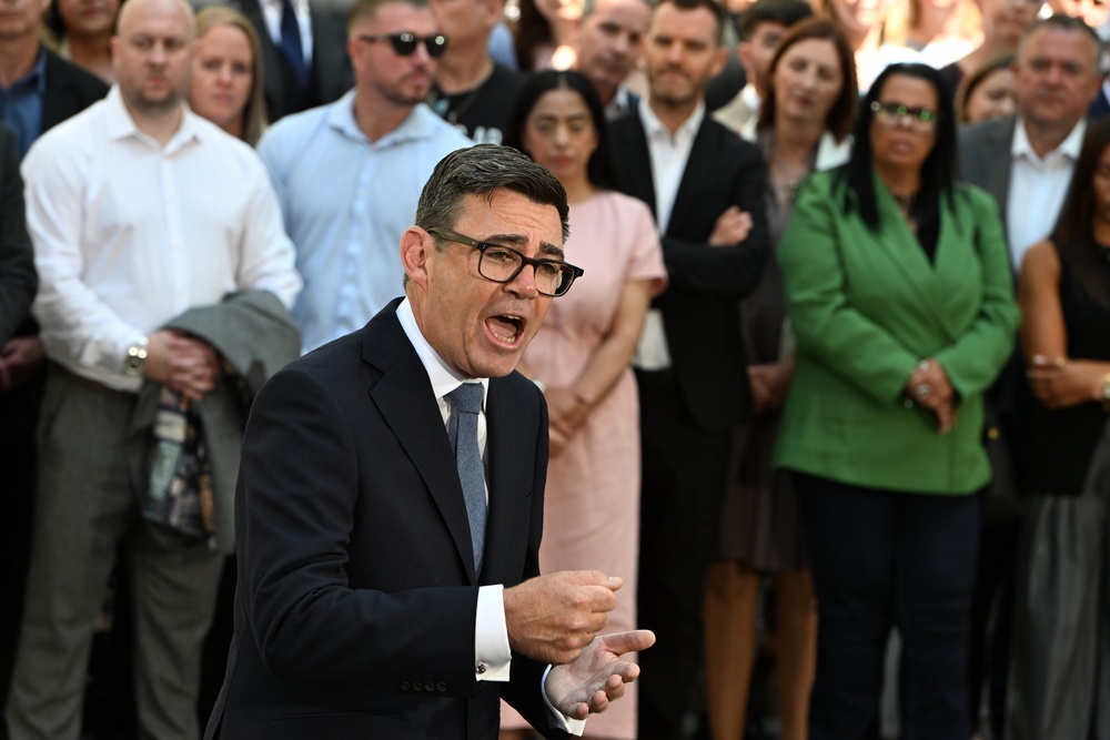 Andy Burnham became prime minister on Monday (AP)
