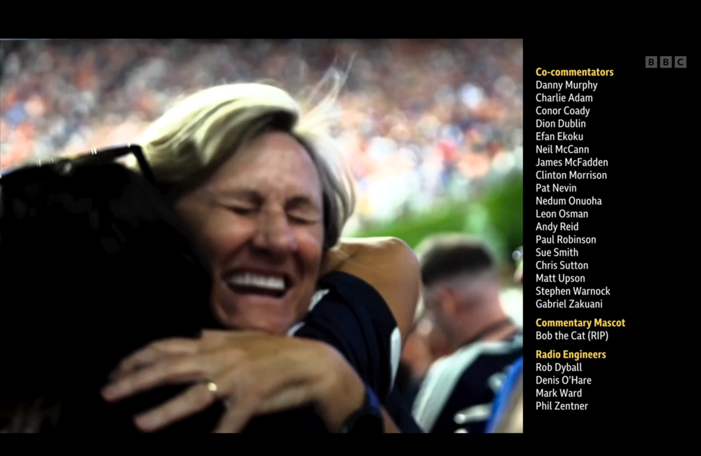 The tribute to Murphy's late cat was spotted during the closing montage (BBC)