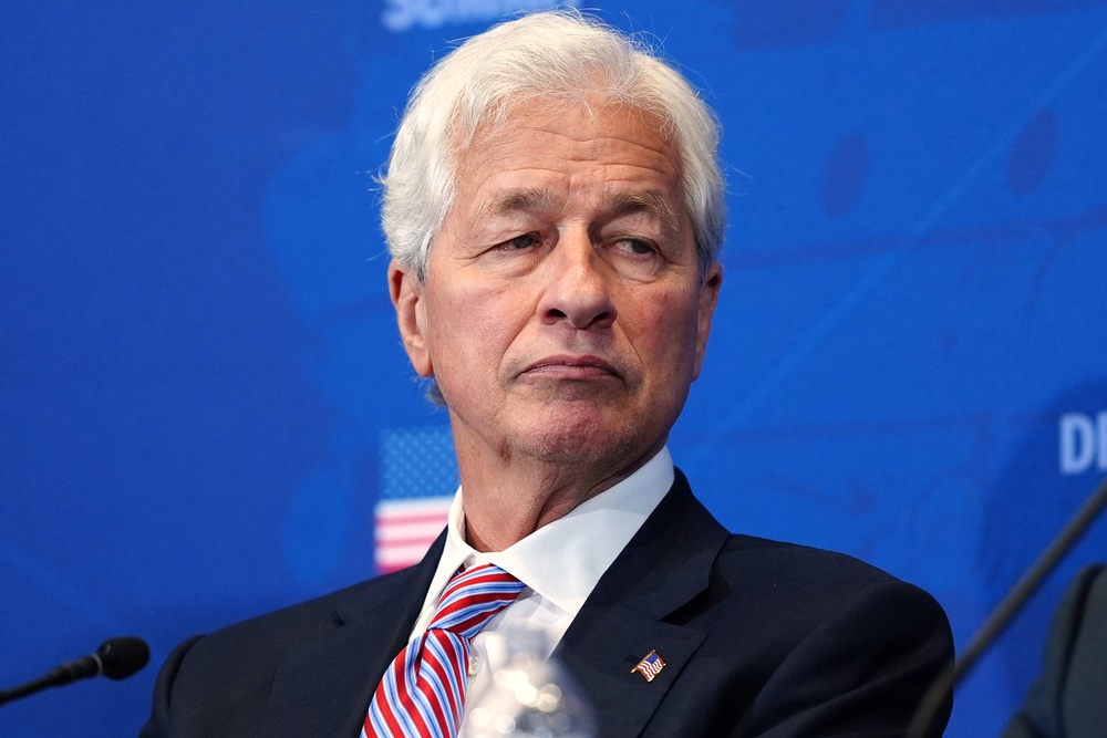 Jamie Dimon, CEO of JPMorgan Chase, allegedly encouraged Frank Bisignano to take a new job after employees complained about his behavior. A lawyer for Bisignano denied the allegation (AP)