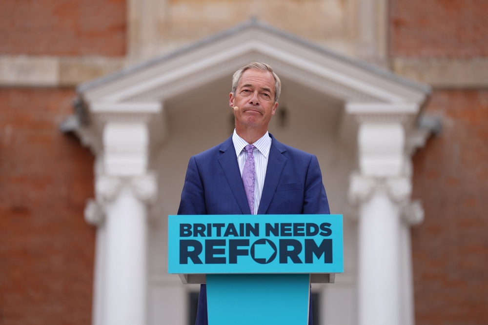 Nigel Farage’s dreams of becoming PM are evaporating (PA)