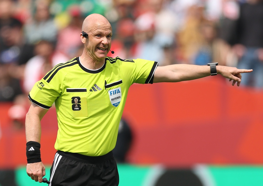 Anthony Taylor officiating at the 2026 World Cup (Getty)