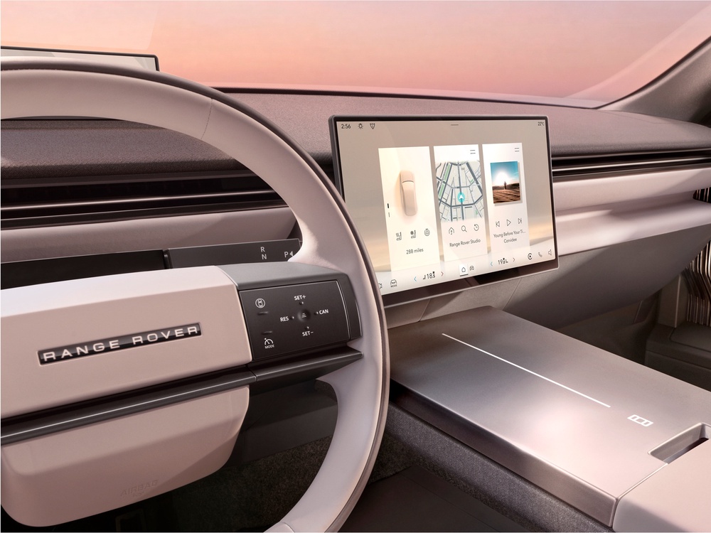 The Range Rover GT's touchscreen has been designed so that major functions are just one touch away (Range Rover)