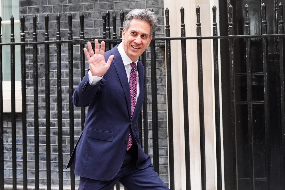Foreign Secretary Ed Miliband used his first diplomatic phone call to speak with his Ukrainian counterpart (Stefan Rousseau/PA) (PA Wire)