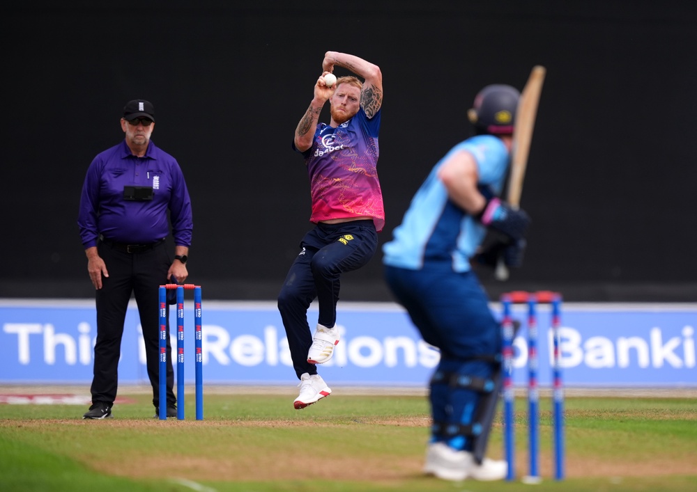 Ben Stokes bowled nine economical but wicketless overs (Mike Egerton/PA) (PA Wire)