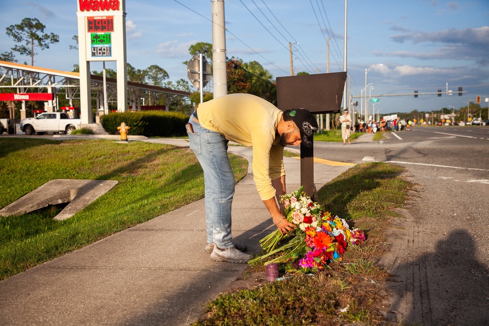 Jairo Coronilla Durán, 28, was fatally hit by a tractor-trailer in St. Augustine last Tuesday while running from immigration agents, reports say (AP Photo/Kelly Jordan)