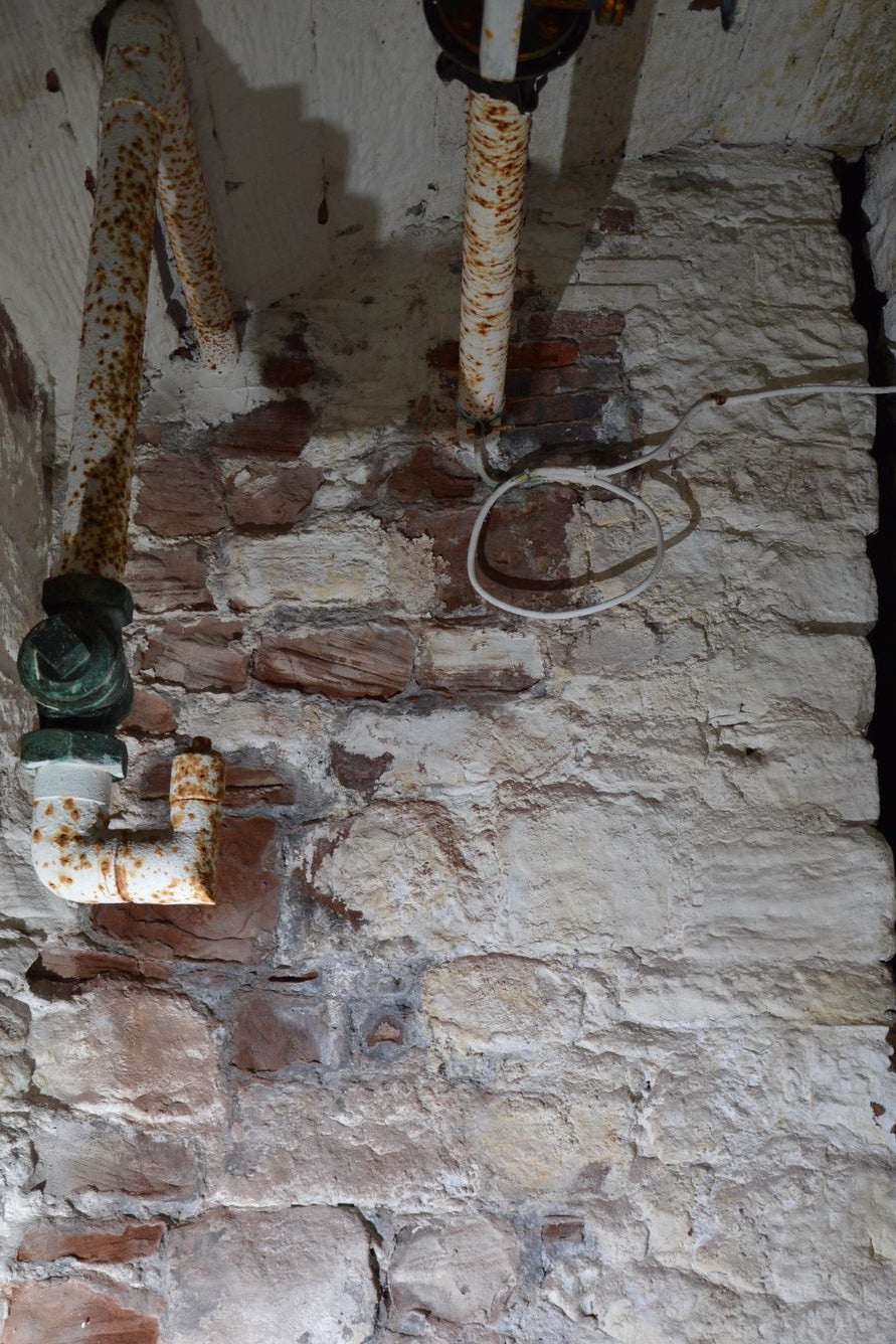 The remains of Chester Castle’s medieval bridge (University of Chester)