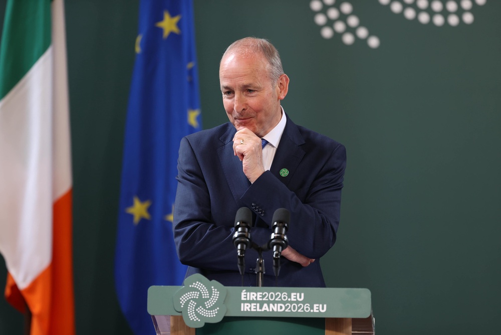 Taoiseach Micheál Martin spoke with Prime Minister Andy Burnham on Tuesday (Liam McBurney/PA) (PA Wire)