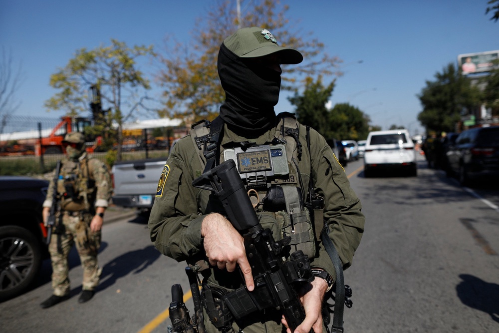 ICE agents regularly use masks, civilian clothes and unmarked cars, opening the door to abuses by bad actors impersonating law enforcement, according to critics (AFP/Getty)