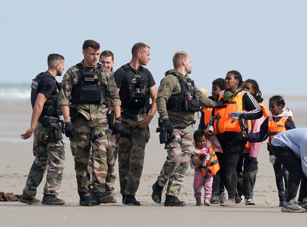 A woman with a young family was prevented from entering the sea (Gareth Fuller/PA) (PA Wire)