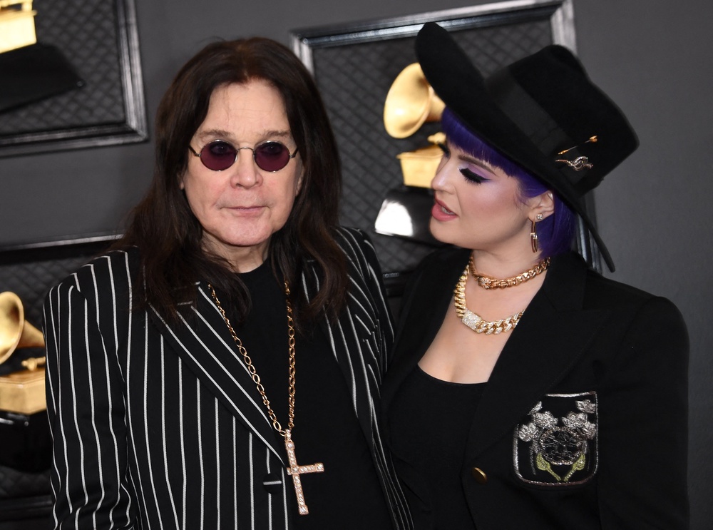 Kelly has spoken openly about struggling to cope with the loss of her father Ozzy (AFP/Getty)