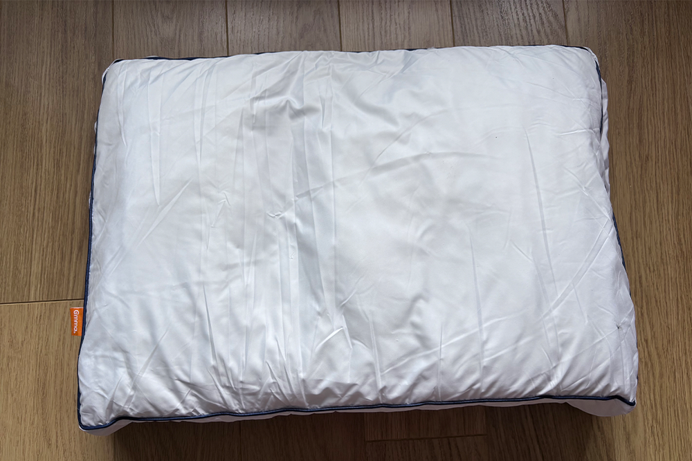 The height of the pillow can be adjusted (Siobhan Grogan/The Independent)