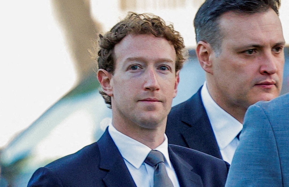 FILE: Meta Platforms CEO Mark Zuckerberg arrives outside court to take the stand at trial in a key test case accusing Meta and Google's YouTube of harming kids' mental health through addictive platforms, in Los Angeles, California, U.S., 18 February 2026 (Reuters)