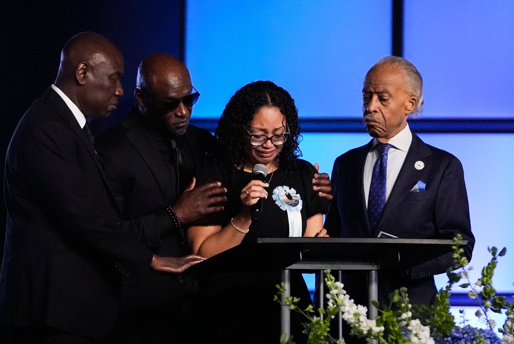 The second autopsy was arranged by the family and Crump, and paid for by former NFL player Colin Kaepernick. It did not include a toxicology report (AP Photo/Gerald Herbert)