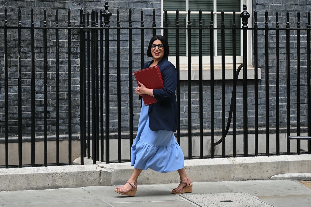 Home secretary Shabana Mahmood argued that drastic action was needed over increase in visa-linked asylum claims (AFP/Getty)