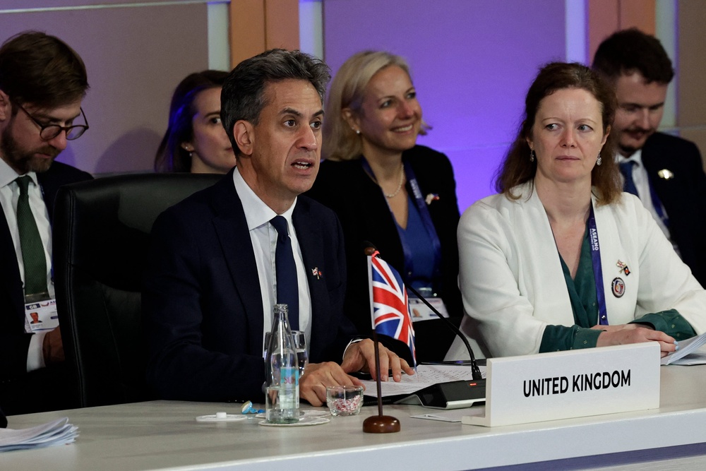 The White House is said to be “deeply concerned” about Mr Miliband’s appointment as foreign secretary (Rolex DELA PENA / POOL / AFP via Getty Images)
