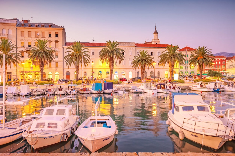 The journey began at Split marina (Getty/iStock)