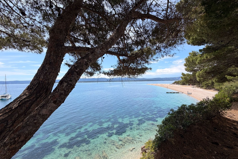 Zlatni Rat is a much-favoured beach on Brač (Layla Nicholson)
