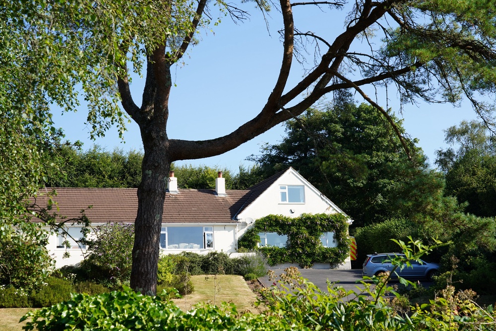 Police outside the house of Ann Widdecombe in Haytor in Dartmoor (PA) (PA Wire)