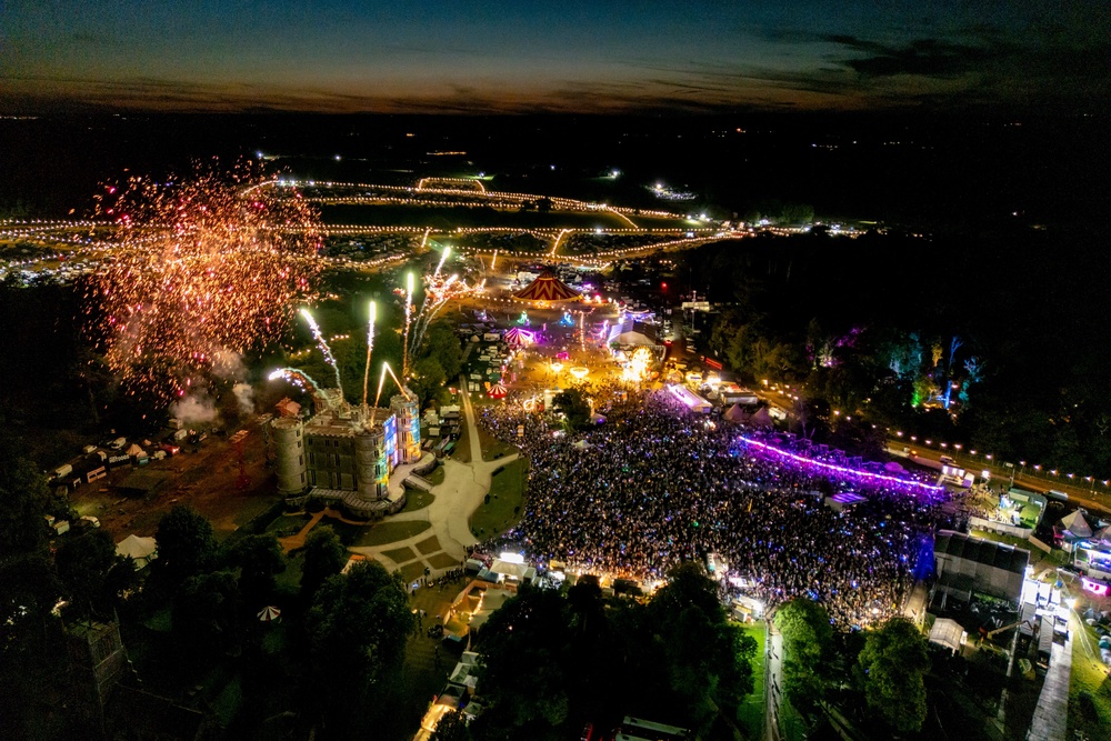 Fireworks go off at Camp Bestival (Camp Bestival)