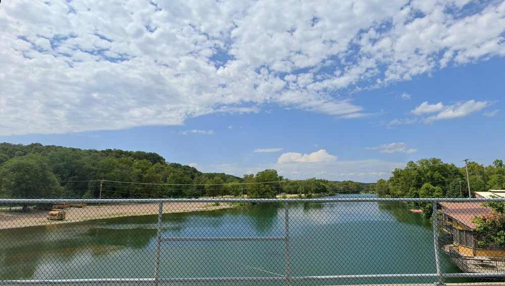 Marsh drowned on the Elk River near Noel, Missouri (pictured) (Google Street View)