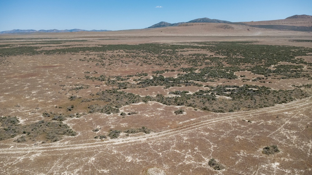 An aerial view of the area where the Stratos Project, a proposed data center will be built in Box Elder County on May 15, 2026 near Snowville, Utah (Getty)
