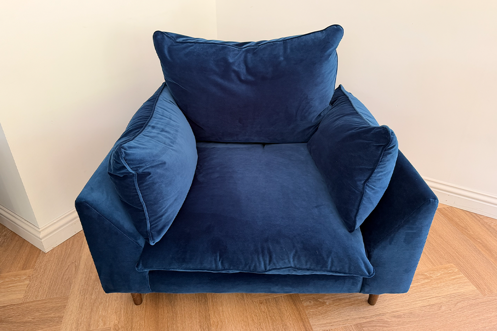 I enjoyed the plumpness of the cushions (Emily Peck/The Independent)