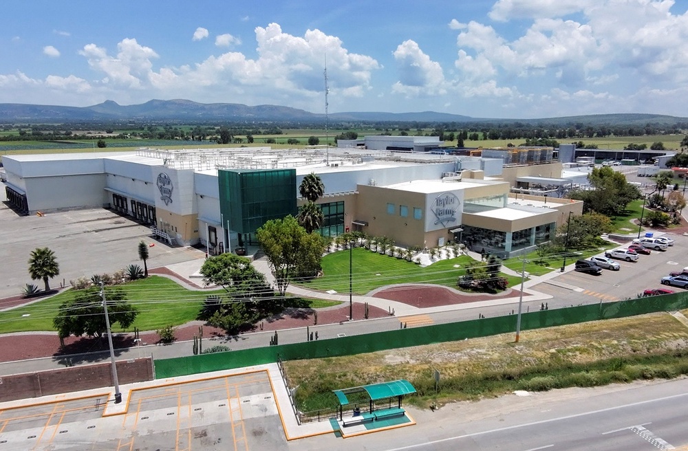 A drone view shows Taylor Farms Mexico's facilities in the Mexican state of Guanajuato . Taylor Farms issued a voluntary recall of iceberg lettuce grown in Mexico after it was linked to an outbreak (Reuters)