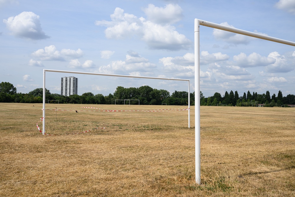 Many areas across the UK, including London’s Hackney Marshes, are also at risk of drought (Getty)