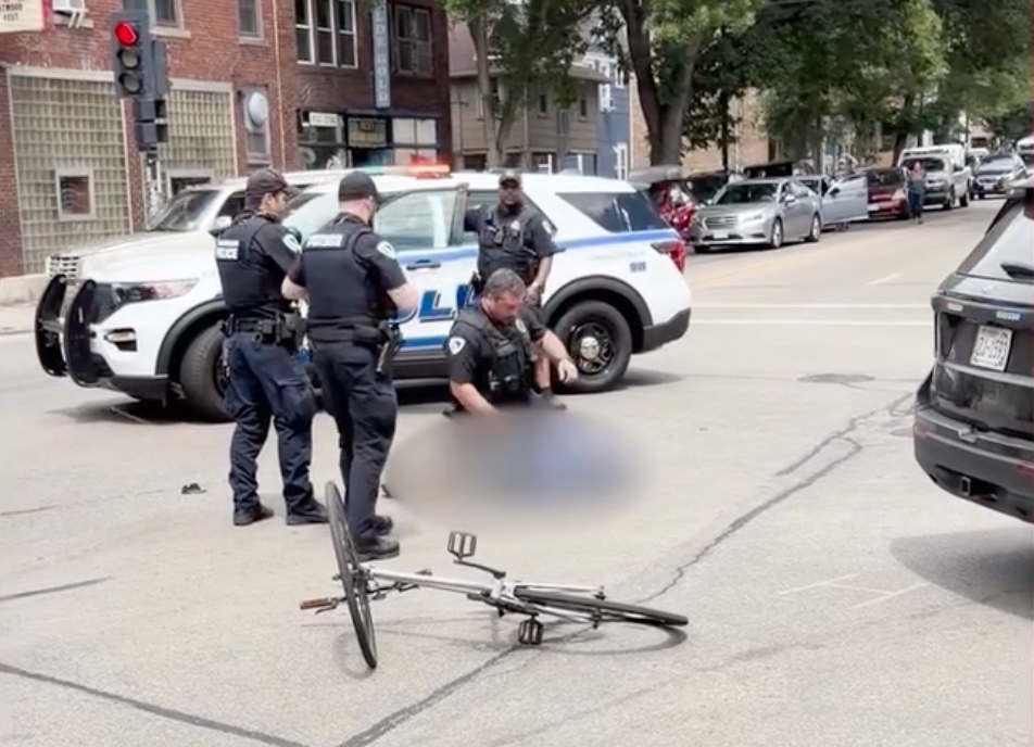 Madison Police Chief Patterson appealed for calm at a press conference in the aftermath, recounting the official narrative and pointing out that video of the shooting seen online only offered one side of the story (Michael Doubek)