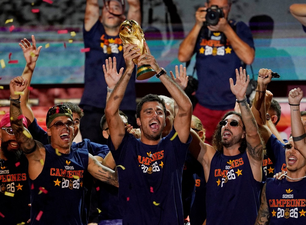 Prime Video will air the series, detailing their World Cup journey to victory over Argentina in the 19 July final (Reuters)