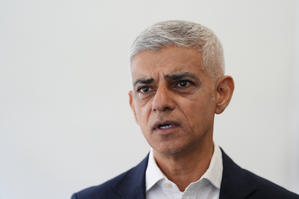 Mayor Sir Sadiq Khan said negative stories about London are amplified by Maga (Make America Great Again) influencers. (PA)