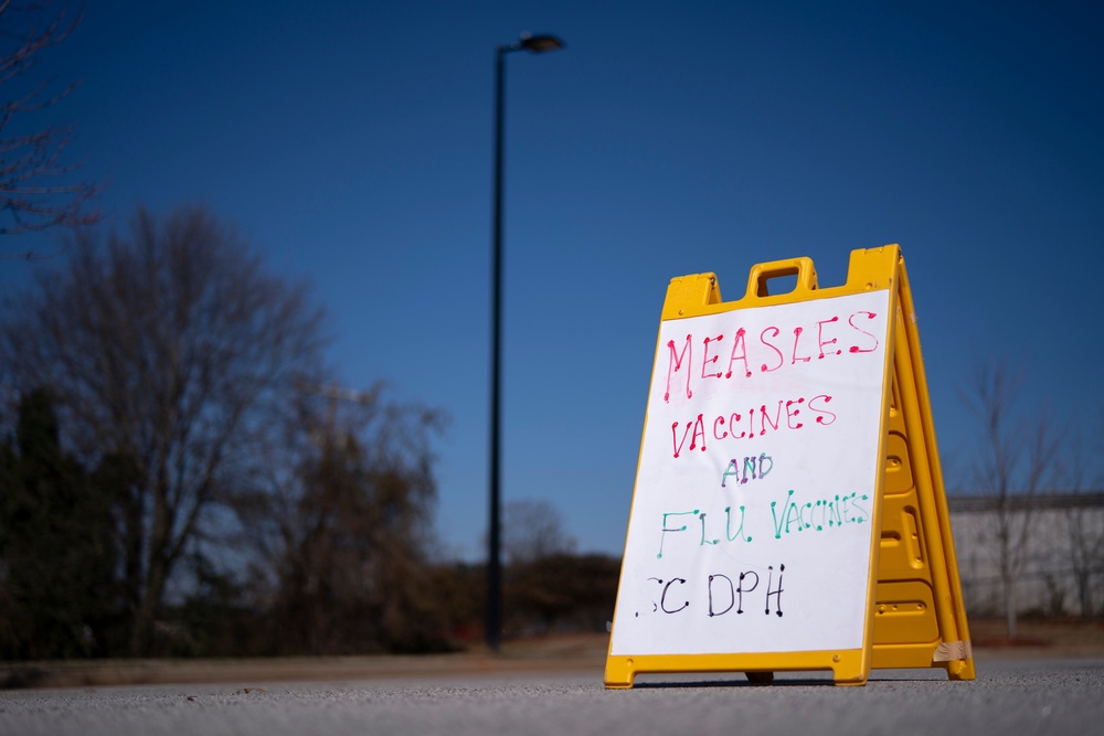 The largest measles outbreak this year was in South Carolina. That outbreak ended in April after more people got the measles vaccine (Getty)