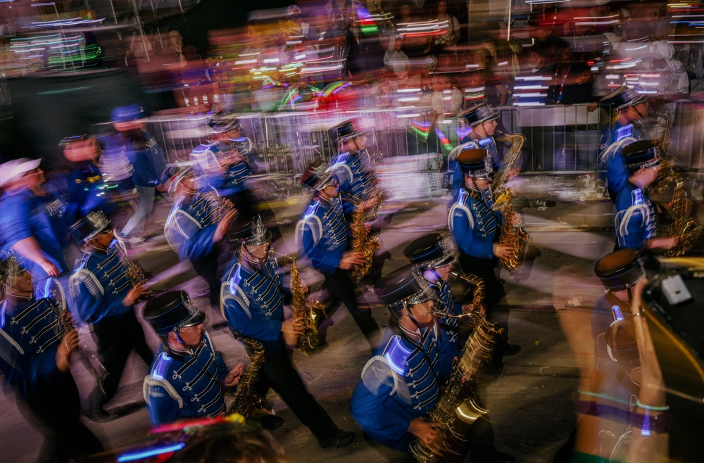 Under the proposed changes, marching bands would be barred from stopping to perform while floats move and car clubs would be required to ride side-by-side (AFP/Getty)