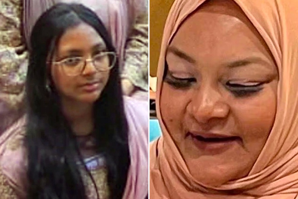 Sameeha Rahman, left, and her mother Shelina died at West Mersea beach (Family handout)