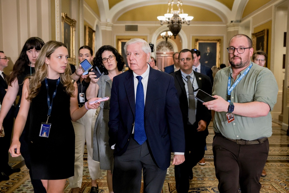 Lindsey Graham, one of the most influential GOP senators, died suddenly on July 14. A medical examiner said the cause of death was an aortic rupture caused by hardened arteries (Getty Images)