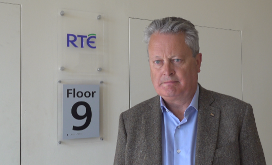 RTE Northern Editor Vincent Kearney whose communications data was unlawfully obtained by MI5 has been awarded £20,000 in damages by a specialist tribunal. (Claudia Savage/PA)