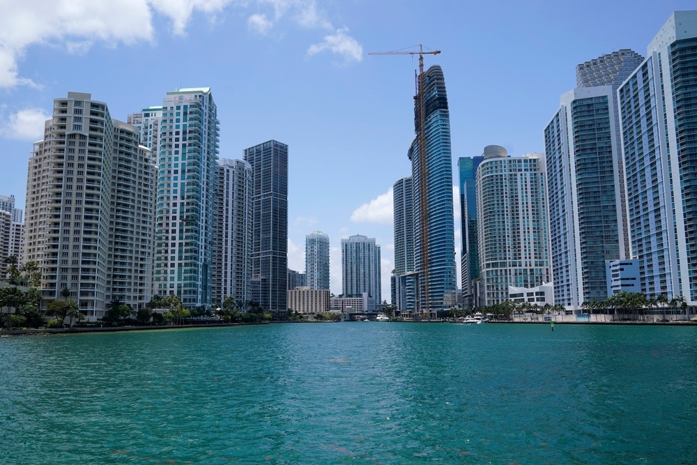 Three girls died in the crash on Biscayne Bay on July 28, 2025 (AP Photo/Lynne Sladky)