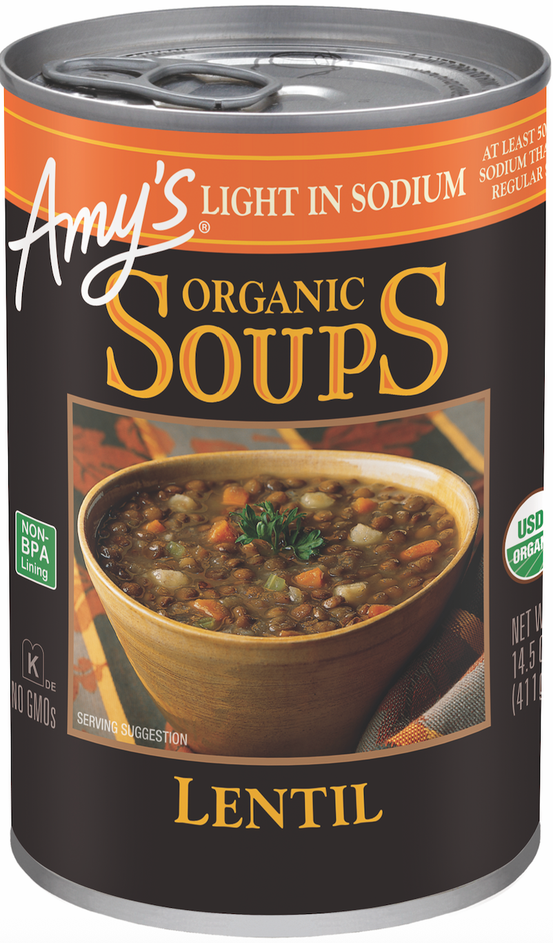 Amy's Kitchen has recalled nearly 200,000 cans of Organic Lentil Soup (Amy's Kitchen)