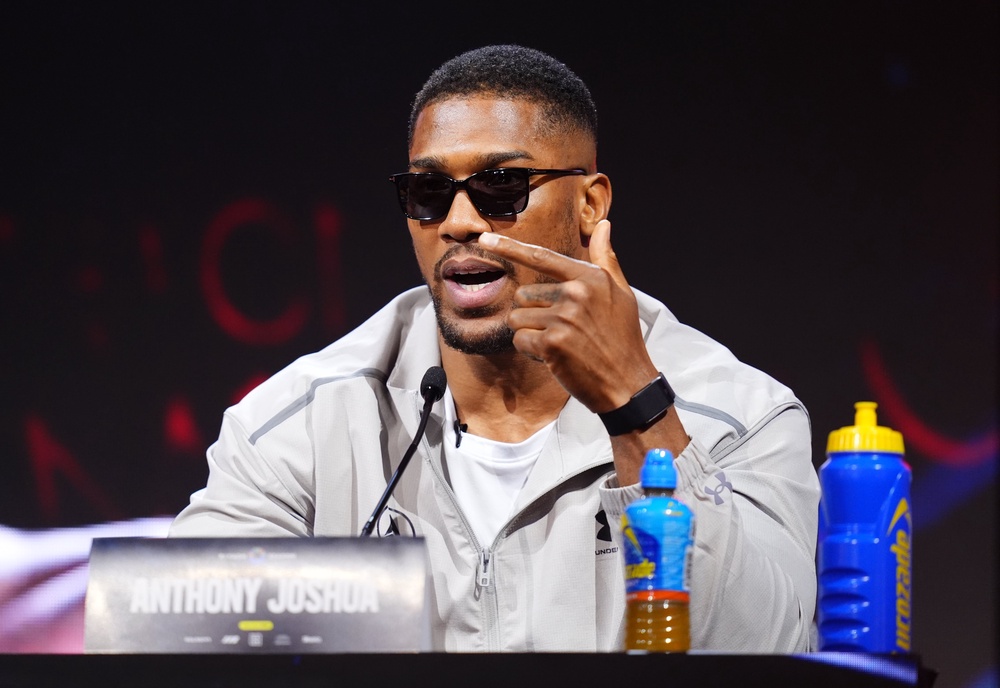 Anthony Joshua is back in action on Saturday (John Walton/PA) (PA Wire)