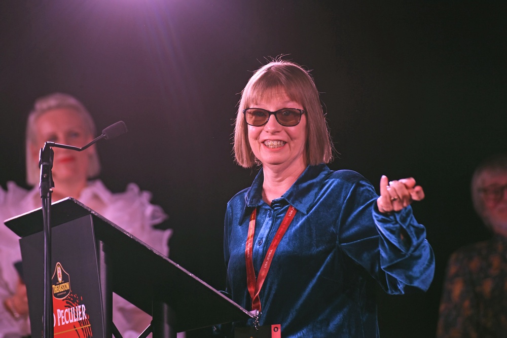 Scottish writer Crawford said she was ‘incredibly proud’ after being presented with the prize (Gerard Binks/PA)