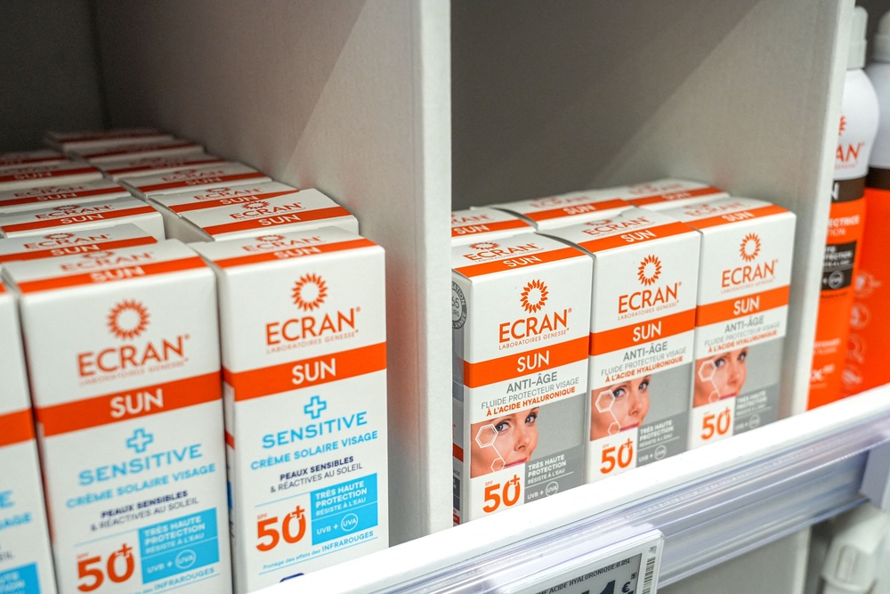 Anti-aging and facial sun protection cream for sensitive skin (AFP via Getty)