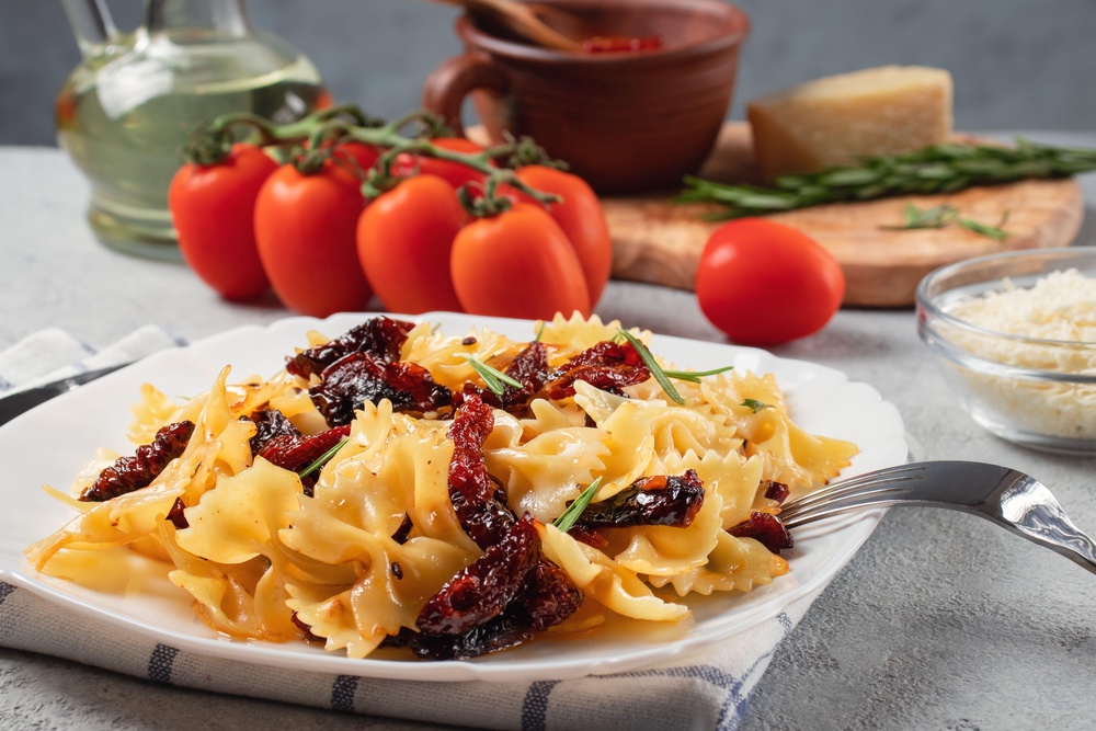 Sundried tomatoes can be one of your five a day and can be added to salads, pasta and couscous (Alamy/PA)
